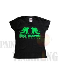 T-SHIRT BIG GAME VECKRING ENFANT LIME - 5/6 ANS