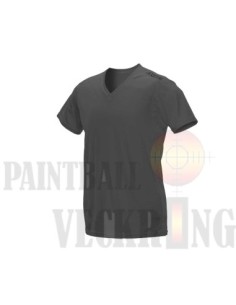 T-SHIRT DYE V NECK GRIS