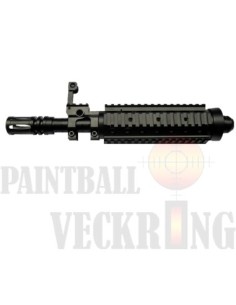 12-Zoll-Militärkanone + 4 Veckring A5-Schienen