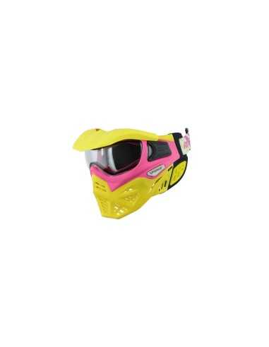 Masque thermique de paintball V-Force Grill 2.0 transparent (jaune/rose)