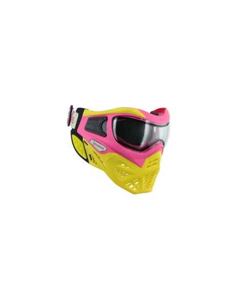 Masque thermique de paintball V-Force Grill 2.0 transparent (jaune/rose)