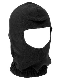 Cagoule polaire 1 trou Noire