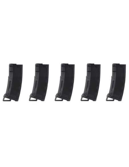 Lot de 5 chargeurs Lancer Tactical Speed 130 rds