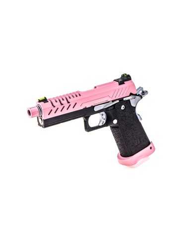 Réplique GBB gaz Hi-Capa 4.3 Noir / Rose 0,9J