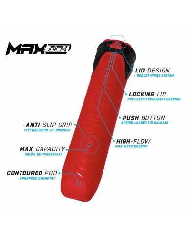 PACK DE 6 POTS MAXLOCK - HK ARMY - FIRE