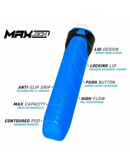 PACK DE 6 POTS MAXLOCK - HK ARMY - COBALT