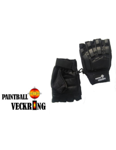 VECKRING SCHWARZE FÄUSTLINGE MIT SCHUTZ - GRÖSSE M