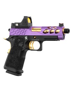 GBB Stryk Hi-Capa 4.3 Violet/Or + RMR 2