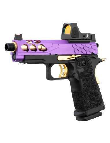 GBB Stryk Hi-Capa 4.3 Violet/Or + RMR