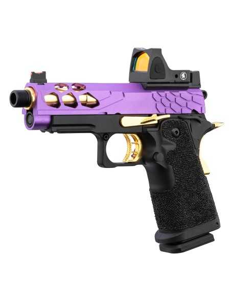 GBB Stryk Hi-Capa 4.3 Violet/Or + RMR