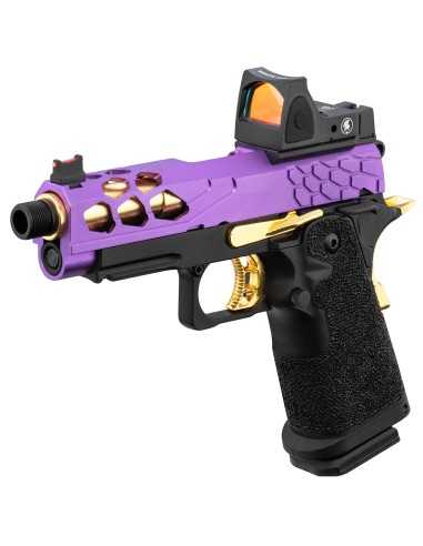GBB Stryk Hi-Capa 4.3 Violet/Or + RMR