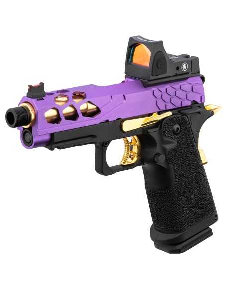 GBB Stryk Hi-Capa 4.3 Violet/Or + RMR