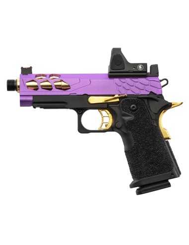 GBB Stryk Hi-Capa 4.3 Violet/Or + RMR