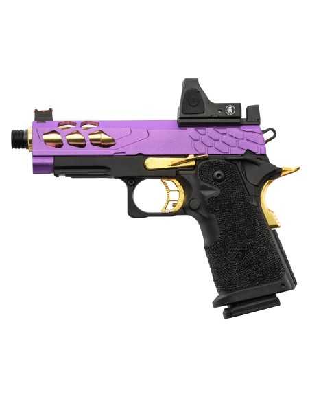 GBB Stryk Hi-Capa 4.3 Violet/Or + RMR