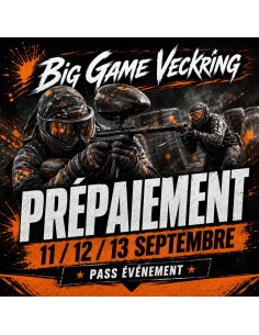 PRÉ-PAIEMENT BIG GAME - 12 / 13 SEPT 2K26 - 2 JOURS 2000B