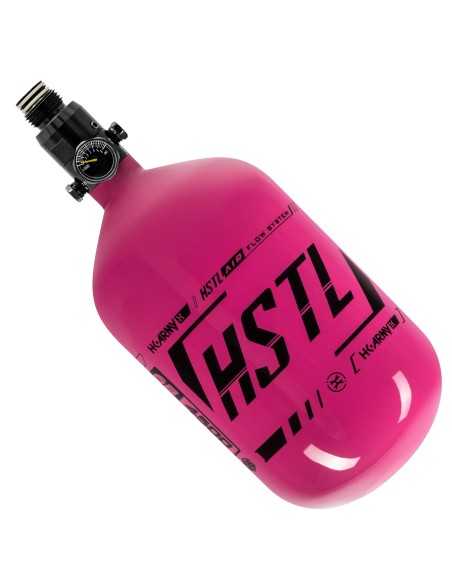 HSTL® – Kohlefaser-Tank – Standardregler – 68 ci / 4500 psi – Neonpink/Schwarz