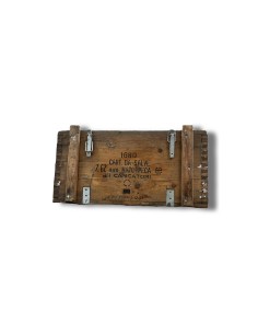 Munitionskiste aus Holz aus Militärbeständen 2